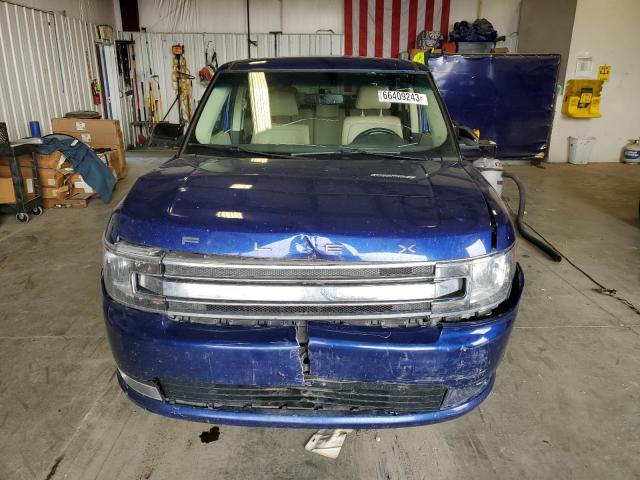 2FMHK6C81FBA14154 - 2015 FORD FLEX SEL BLUE photo 5