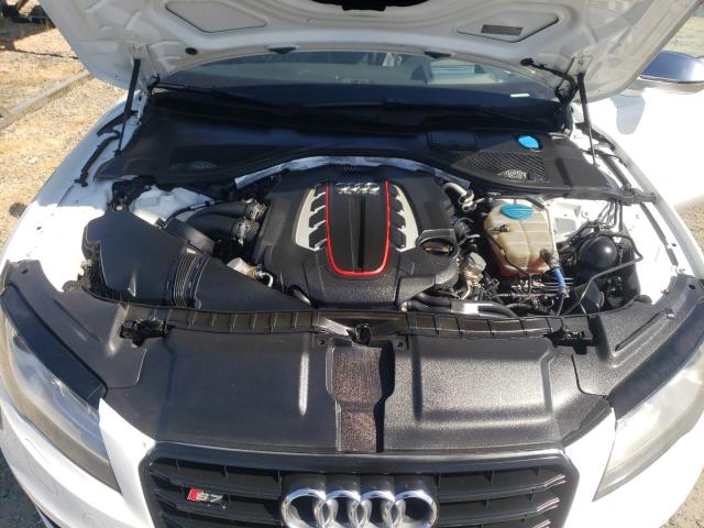 WAU32AFC2DN074167 - 2013 AUDI S7 PRESTIGE WHITE photo 11