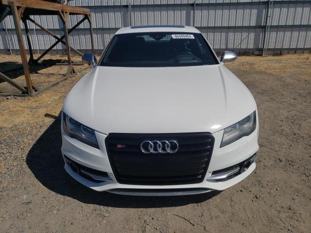 WAU32AFC2DN074167 - 2013 AUDI S7 PRESTIGE WHITE photo 5