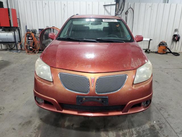 5Y2SM63825Z438460 - 2005 PONTIAC VIBE BURGUNDY photo 5