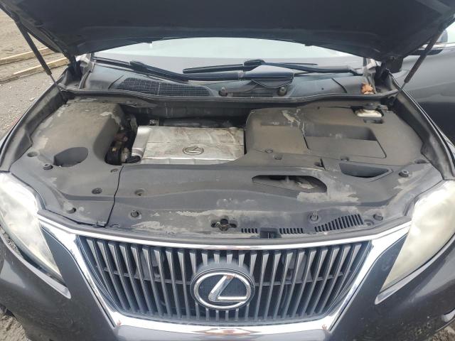 2T2BK1BA0AC032836 - 2010 LEXUS RX 350 BLACK photo 12