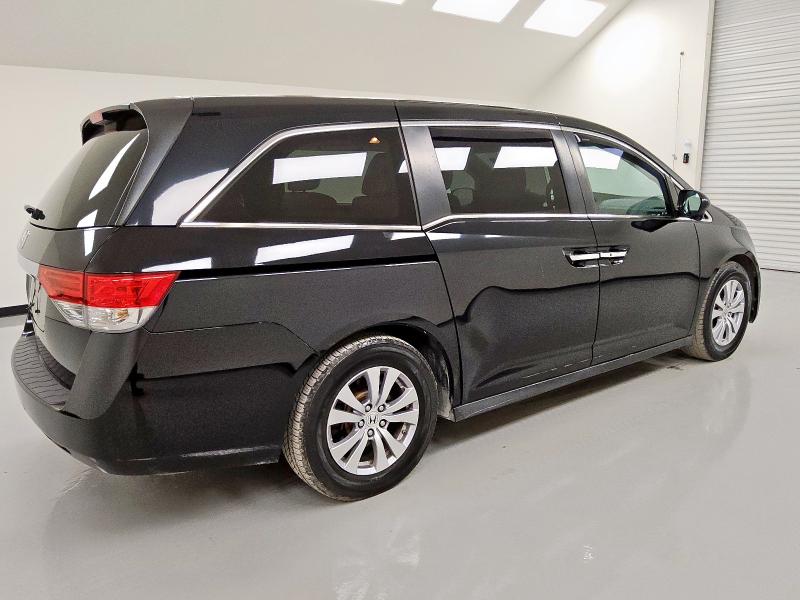 5FNRL5H64FB080059 - 2015 HONDA ODYSSEY EXL BLACK photo 3