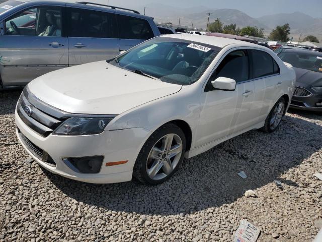 3FAHP0KC1CR397489 - 2012 FORD FUSION SPORT WHITE photo 1