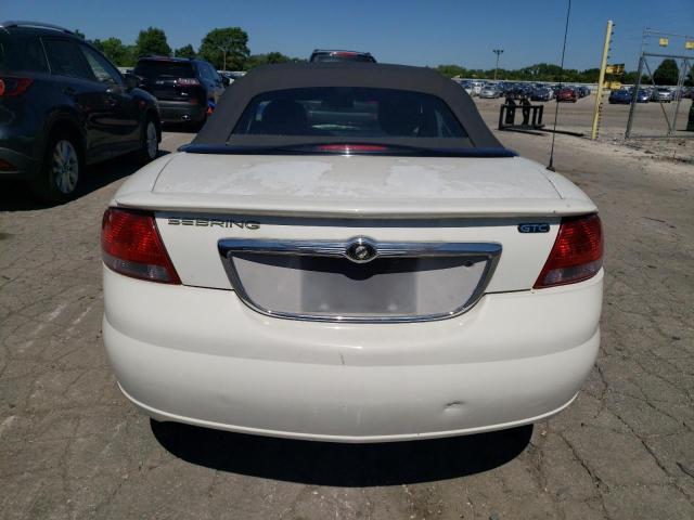 1C3EL75R15N638947 - 2005 CHRYSLER SEBRING GTC WHITE photo 6