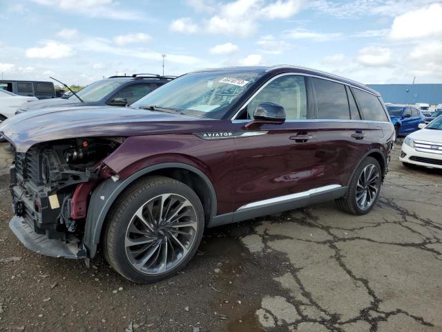 5LM5J7XC4NGL02734 - 2022 LINCOLN AVIATOR RESERVE BURGUNDY photo 1