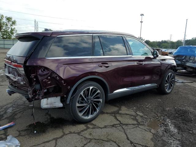 5LM5J7XC4NGL02734 - 2022 LINCOLN AVIATOR RESERVE BURGUNDY photo 3