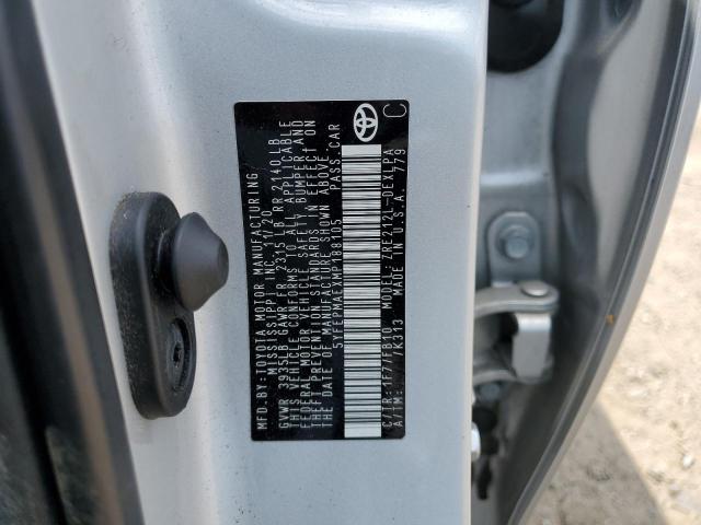 5YFEPMAEXMP188105 - 2021 TOYOTA COROLLA LE فضي صورة 12