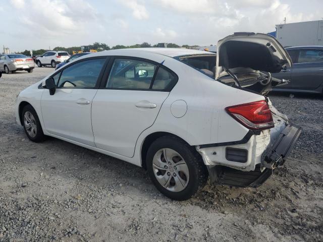 19XFB2F57DE226147 - 2013 HONDA CIVIC LX WHITE photo 2