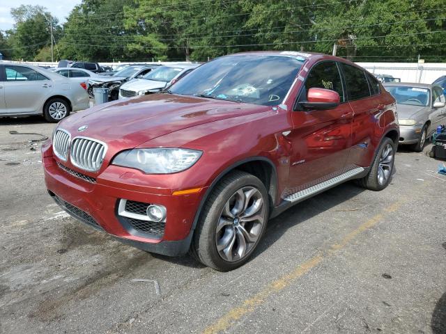 5UXFG8C53EL592428 - 2014 BMW X6 XDRIVE50I MAROON photo 1