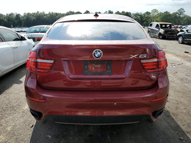 5UXFG8C53EL592428 - 2014 BMW X6 XDRIVE50I MAROON photo 6