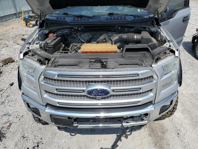 1FTFW1EF2GFB04413 - 2016 FORD F150 SUPERCREW SILVER photo 11