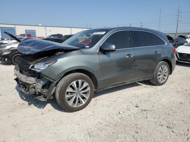 5FRYD3H4XGB014126 - 2016 ACURA MDX TECHNOLOGY GRAY photo 1