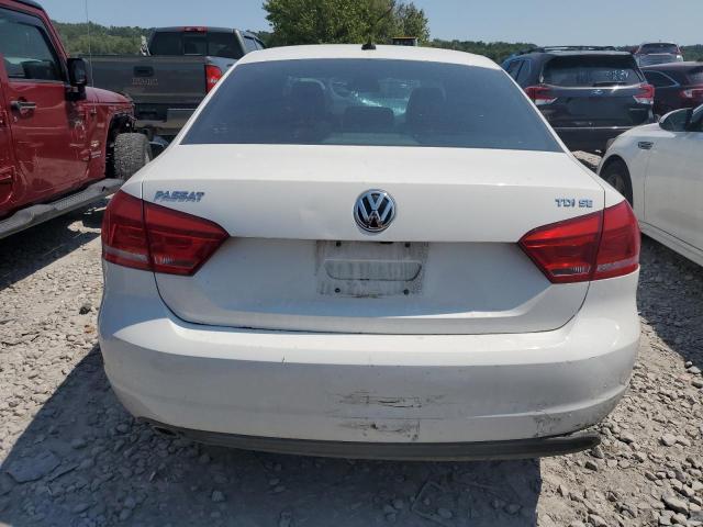 1VWBN7A34EC092311 - 2014 VOLKSWAGEN PASSAT SE WHITE photo 6