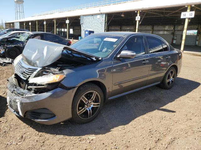 KNAGE228595353135 - 2009 KIA OPTIMA LX GRAY photo 1