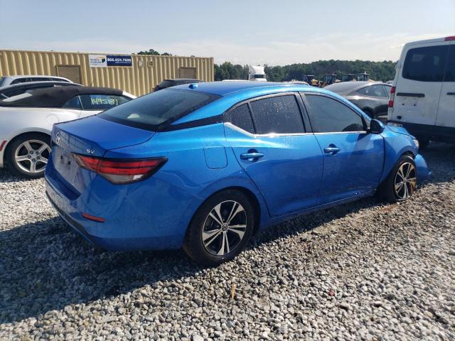 3N1AB8CV7NY244717 - 2022 NISSAN SENTRA SV BLUE photo 3