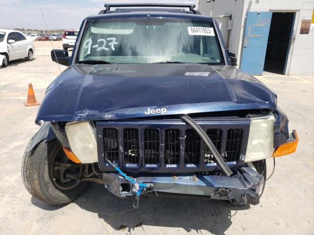 1J8HG48K86C257628 - 2006 JEEP COMMANDER BLUE photo 5