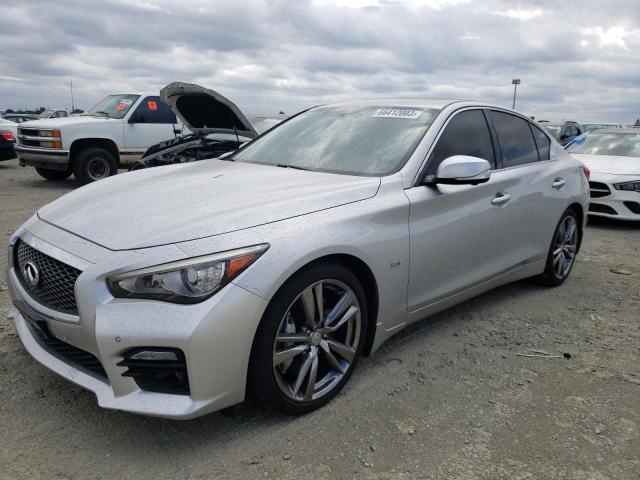 JN1EV7AP6GM300997 - 2016 INFINITI Q50 PREMIUM SILVER photo 1