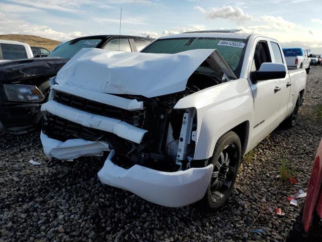 1GCVKPECXJZ380148 - 2018 CHEVROLET SILVERADO K1500 CUSTOM WHITE photo 1