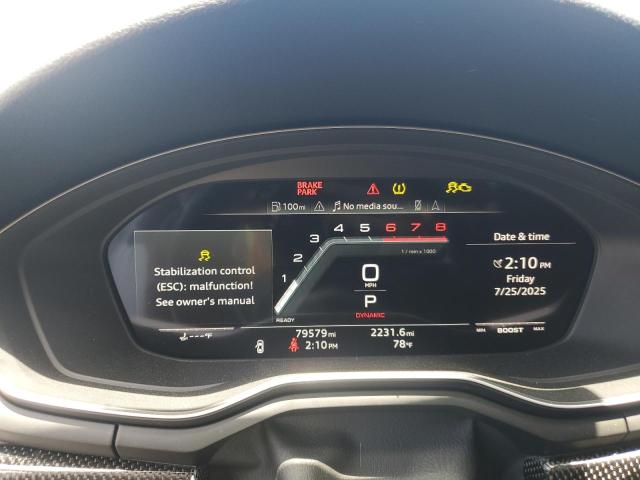 WAUR4AF53MA037710 - 2021 AUDI S5 PRESTIGE Blanc photo 9