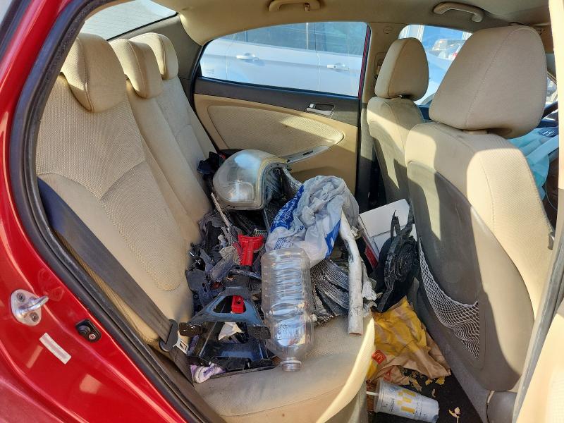 KMHCT4AE2CU182931 - 2012 HYUNDAI ACCENT GLS 红色 照片 10