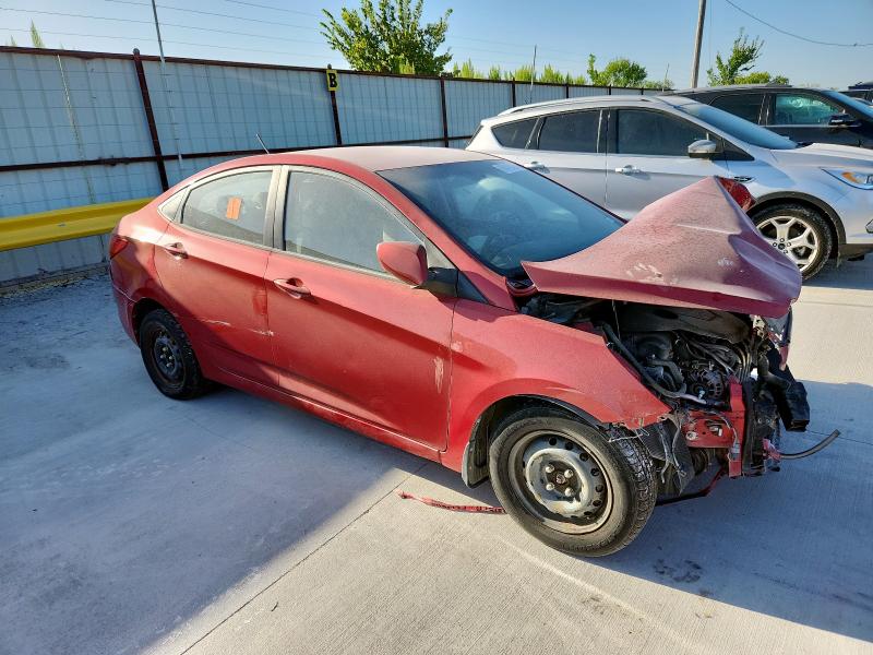 KMHCT4AE2CU182931 - 2012 HYUNDAI ACCENT GLS 红色 照片 4