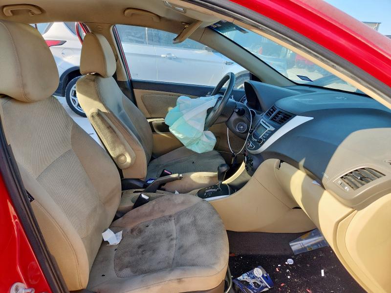 KMHCT4AE2CU182931 - 2012 HYUNDAI ACCENT GLS 红色 照片 7