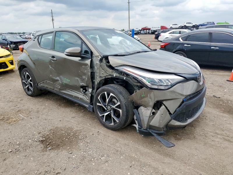 NMTKHMBX2MR138580 - 2021 TOYOTA C-HR XLE მწვანე ფოტო 4