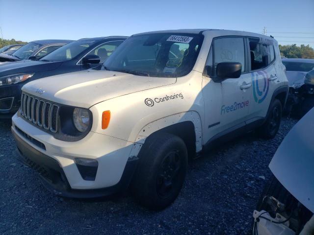 ZACNJDA13NPN59249 - 2022 JEEP RENEGADE SPORT WHITE photo 1