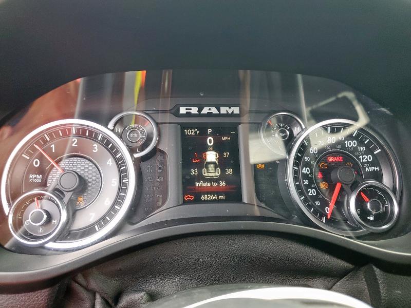 1C6RREFT7KN893986 - 2019 RAM 1500 BIG HORN/LONE STAR GRAY photo 9