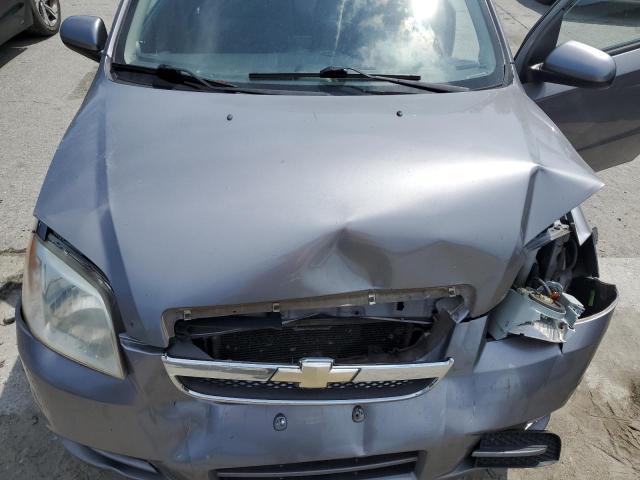 KL1TD56E69B607515 - 2009 CHEVROLET AVEO LS SILVER photo 11