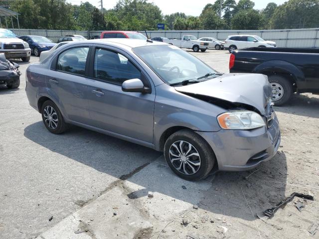 KL1TD56E69B607515 - 2009 CHEVROLET AVEO LS SILVER photo 4