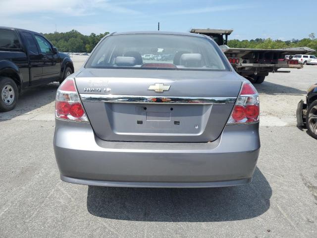 KL1TD56E69B607515 - 2009 CHEVROLET AVEO LS SILVER photo 6