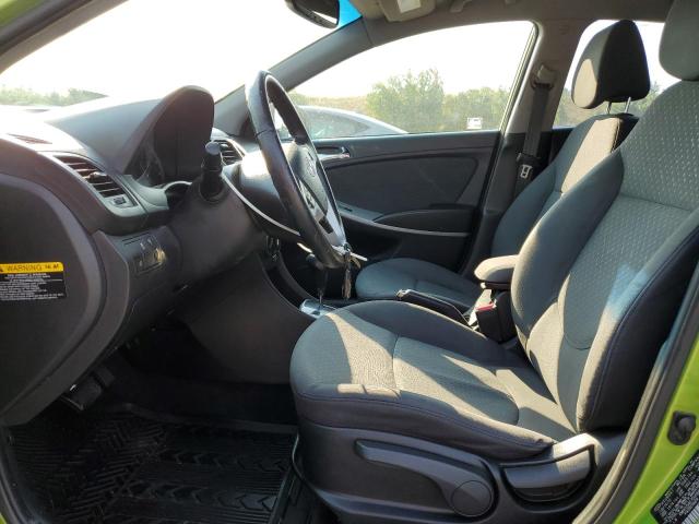 KMHCU5AE7DU066032 - 2013 HYUNDAI ACCENT GLS Կանաչ լուսանկար 7