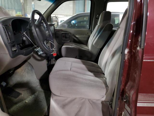 1GBFG15W7Y1118923 - 2000 CHEVROLET EXPRESS BURGUNDY photo 7