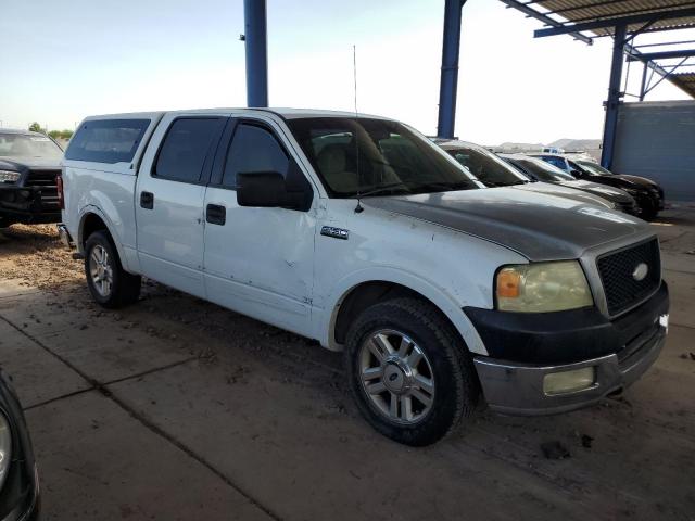 1FTPW12554KC72050 - 2004 FORD F150 SUPERCREW WHITE photo 4