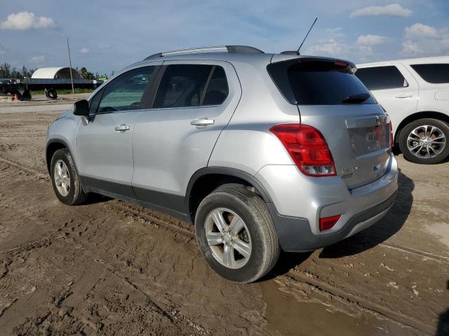 3GNCJPSB4HL171437 - 2017 CHEVROLET TRAX 1LT SILVER photo 2