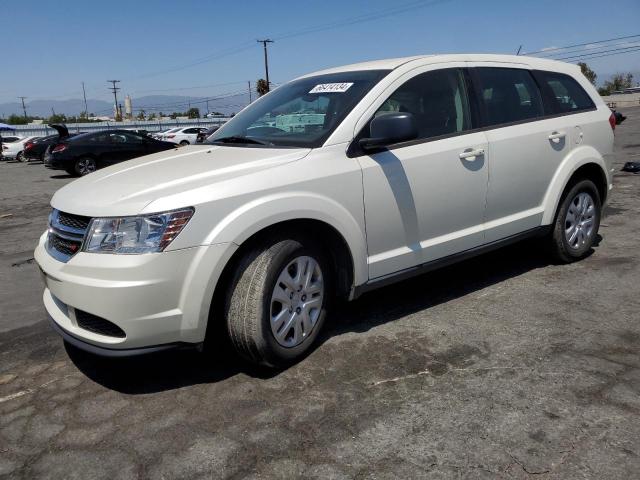 3C4PDCAB8ET194274 - 2014 DODGE JOURNEY SE WHITE photo 1