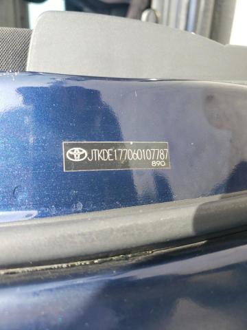 JTKDE177060107787 - 2006 TOYOTA SCION TC BLUE photo 12