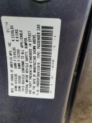 1HGCR2F38EA125816 - 2014 HONDA ACCORD LX GRAY photo 13