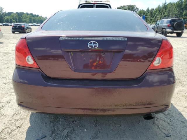 JTKDE167570191026 - 2007 TOYOTA SCION TC BURGUNDY photo 6