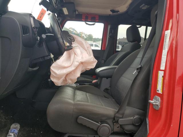 1C4HJWDG2CL259134 - 2012 JEEP WRANGLER U SPORT RED photo 7
