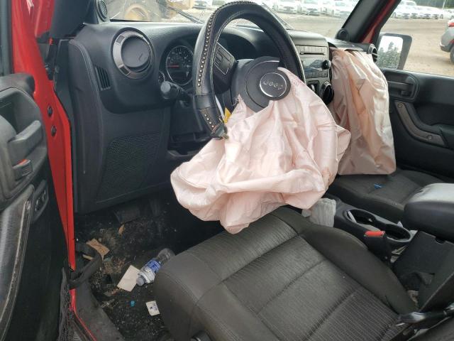1C4HJWDG2CL259134 - 2012 JEEP WRANGLER U SPORT RED photo 8