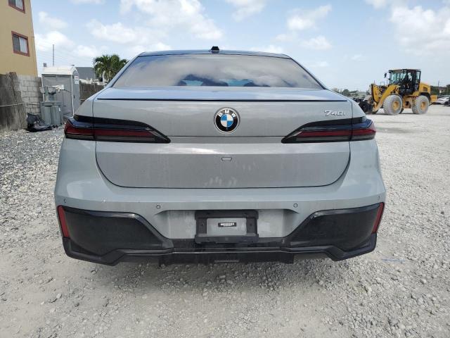 WBA23EH02PCM22276 - 2023 BMW 740 I GRAY photo 6