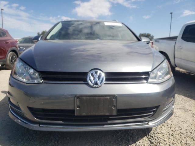 3VWCA7AU1FM508842 - 2015 VOLKSWAGEN GOLF SPORT TDI S GRAY photo 5