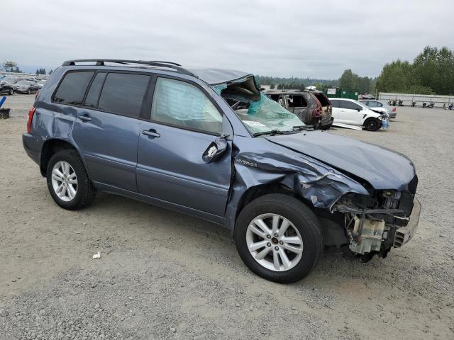 JTEEW21A270047303 - 2007 TOYOTA HIGHLANDER HYBRID BLUE photo 4