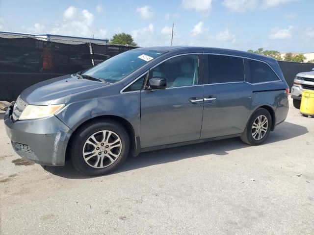 5FNRL5H68DB016510 - 2013 HONDA ODYSSEY EXL GRAY photo 1