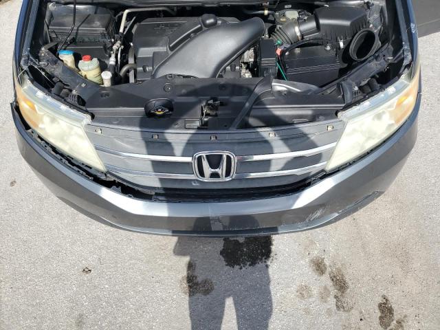 5FNRL5H68DB016510 - 2013 HONDA ODYSSEY EXL GRAY photo 12