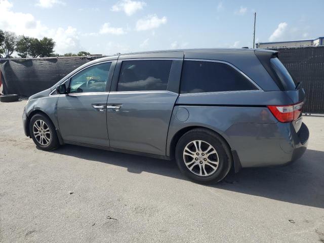 5FNRL5H68DB016510 - 2013 HONDA ODYSSEY EXL GRAY photo 2