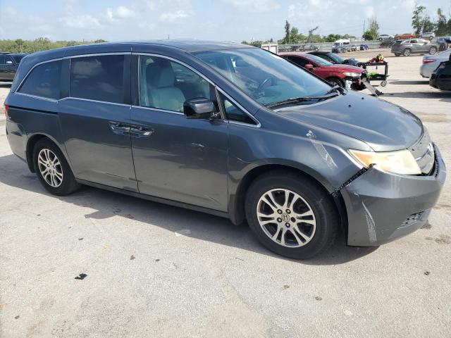 5FNRL5H68DB016510 - 2013 HONDA ODYSSEY EXL GRAY photo 4