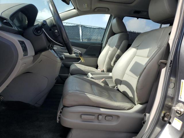 5FNRL5H68DB016510 - 2013 HONDA ODYSSEY EXL GRAY photo 7